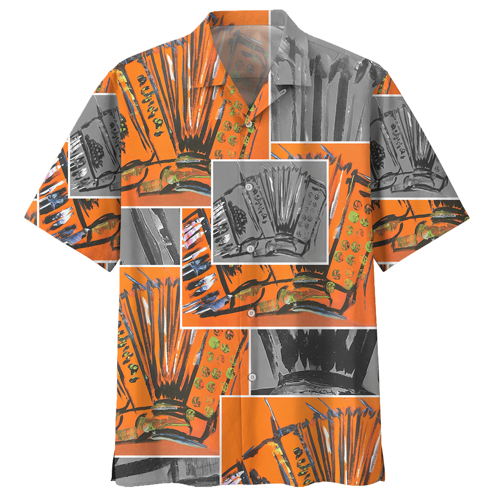 Accordion Hawaiian Shirt For Men Women