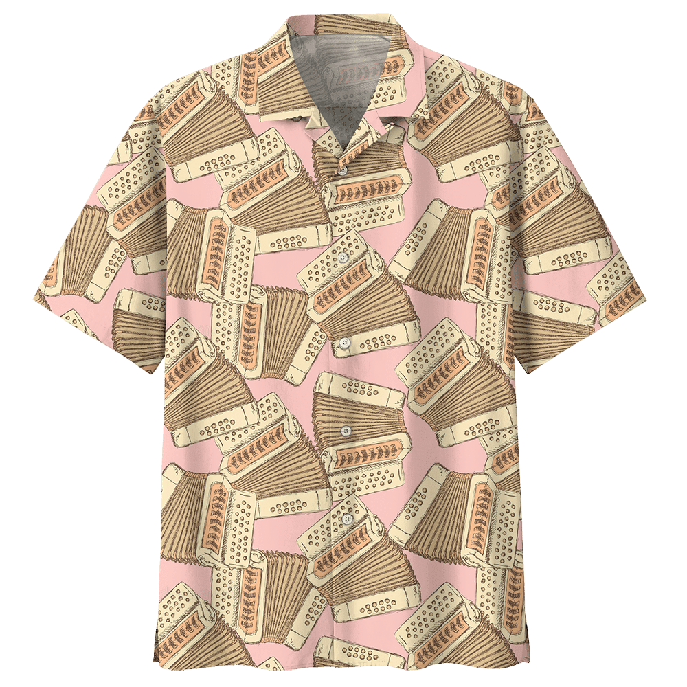 Accordion Hawaiian Shirt For Men Women