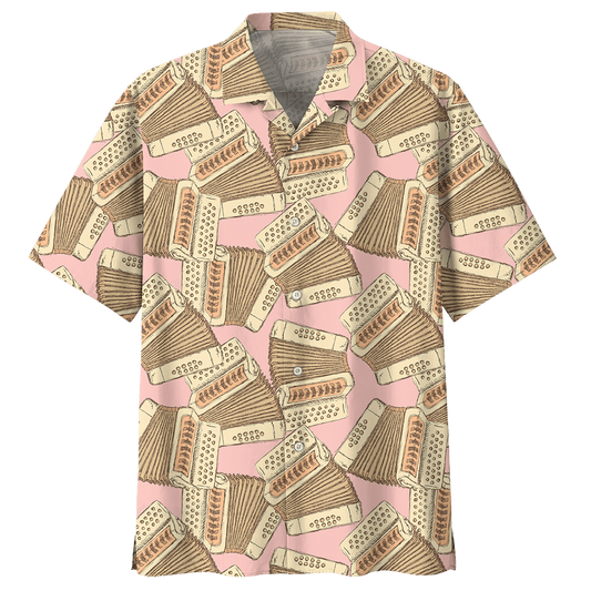 Accordion Hawaiian Shirt For Men Women