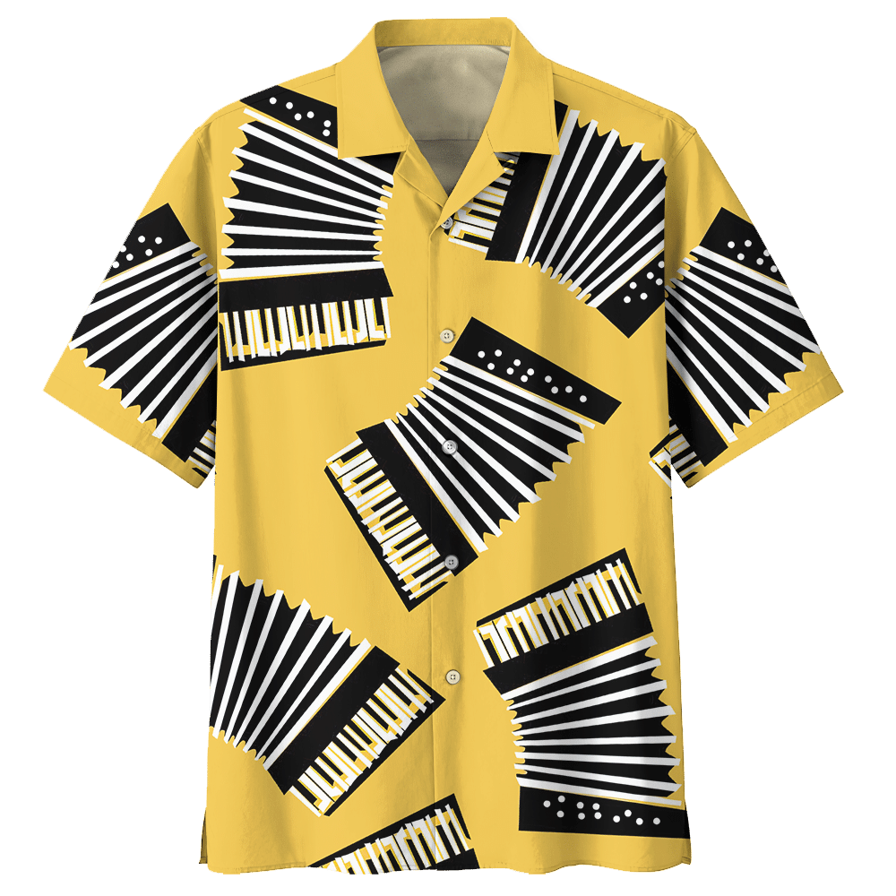 Accordion Hawaiian Shirt For Men Women