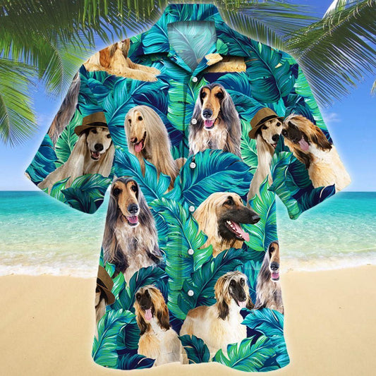 Afghan Hound Dog Lovers Hawaiian Shirt For Men Women