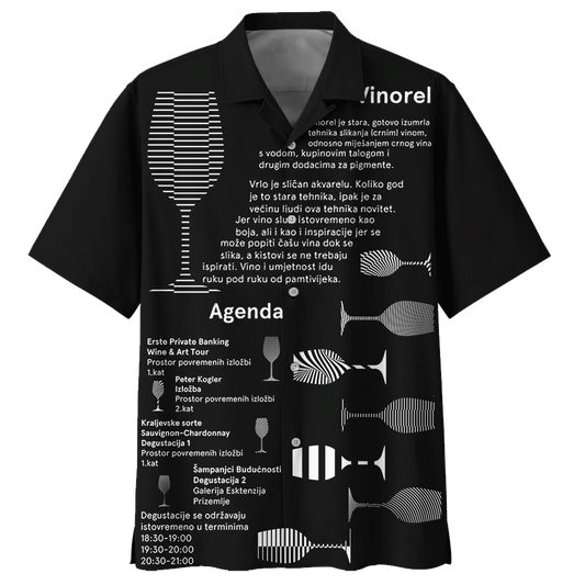 Agenda Wine Hawaiian Shirt For Men Women