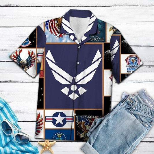 Air Force Hawaiian Shirt For Men Women