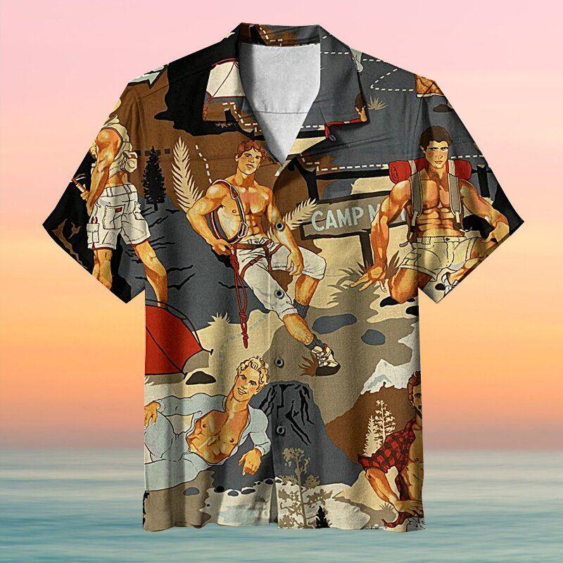 Alexander Henry The Outdoorsy Hawaiian Shirt For Men Women