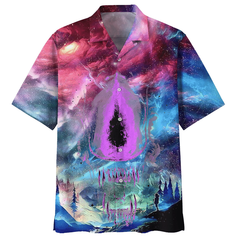 Alien Hawaiian Shirt Clothing Black For Men Women