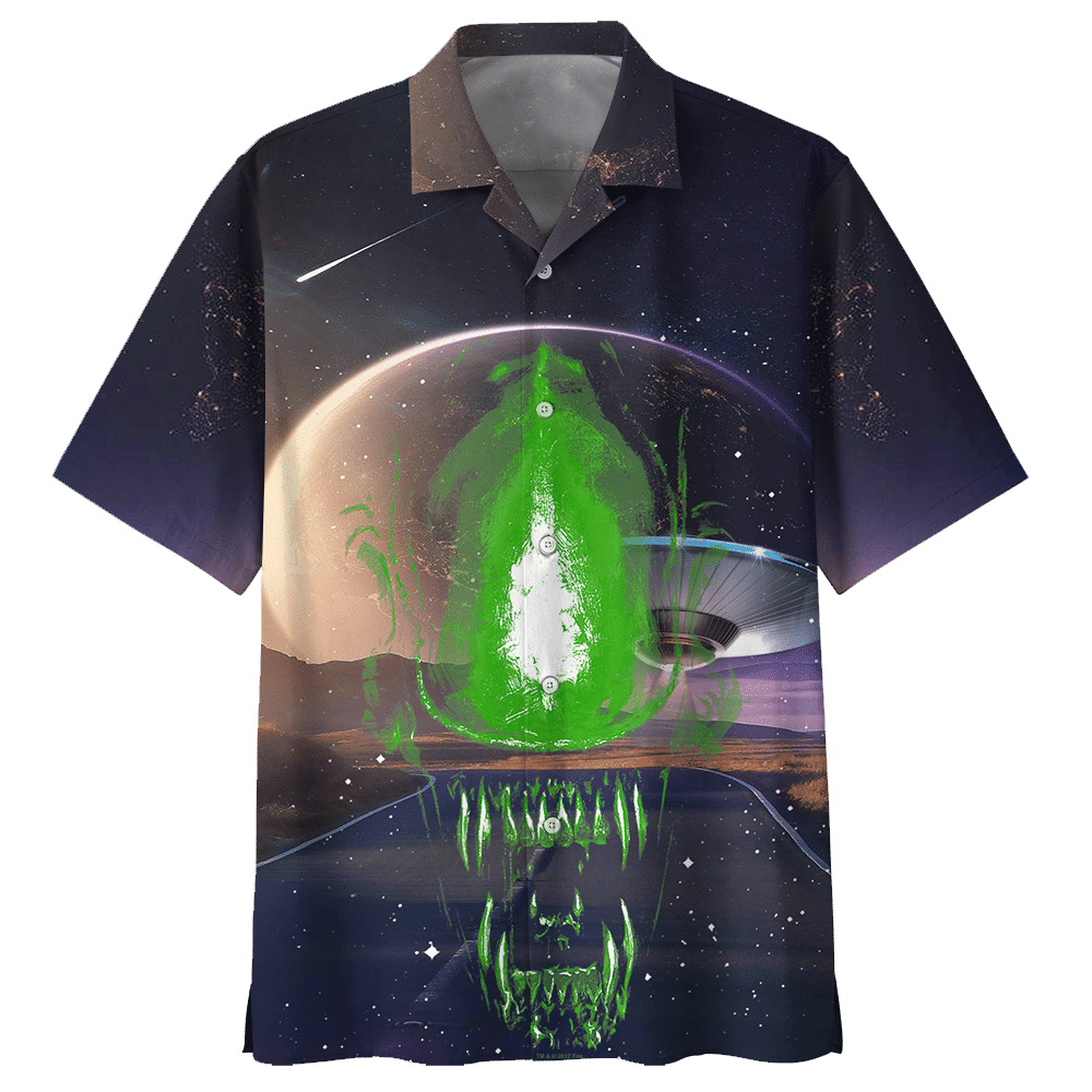 Alien Hawaiian Shirt For Men Women