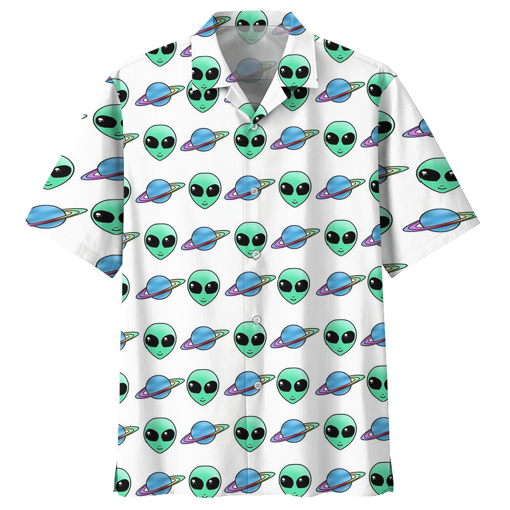 Alien Hawaiian Shirt For Men Women