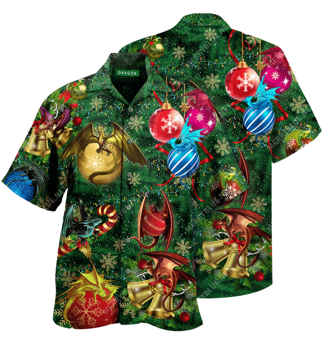 All I Want For Christmas Is A Dragon Hawaiian Shirt For Men Women