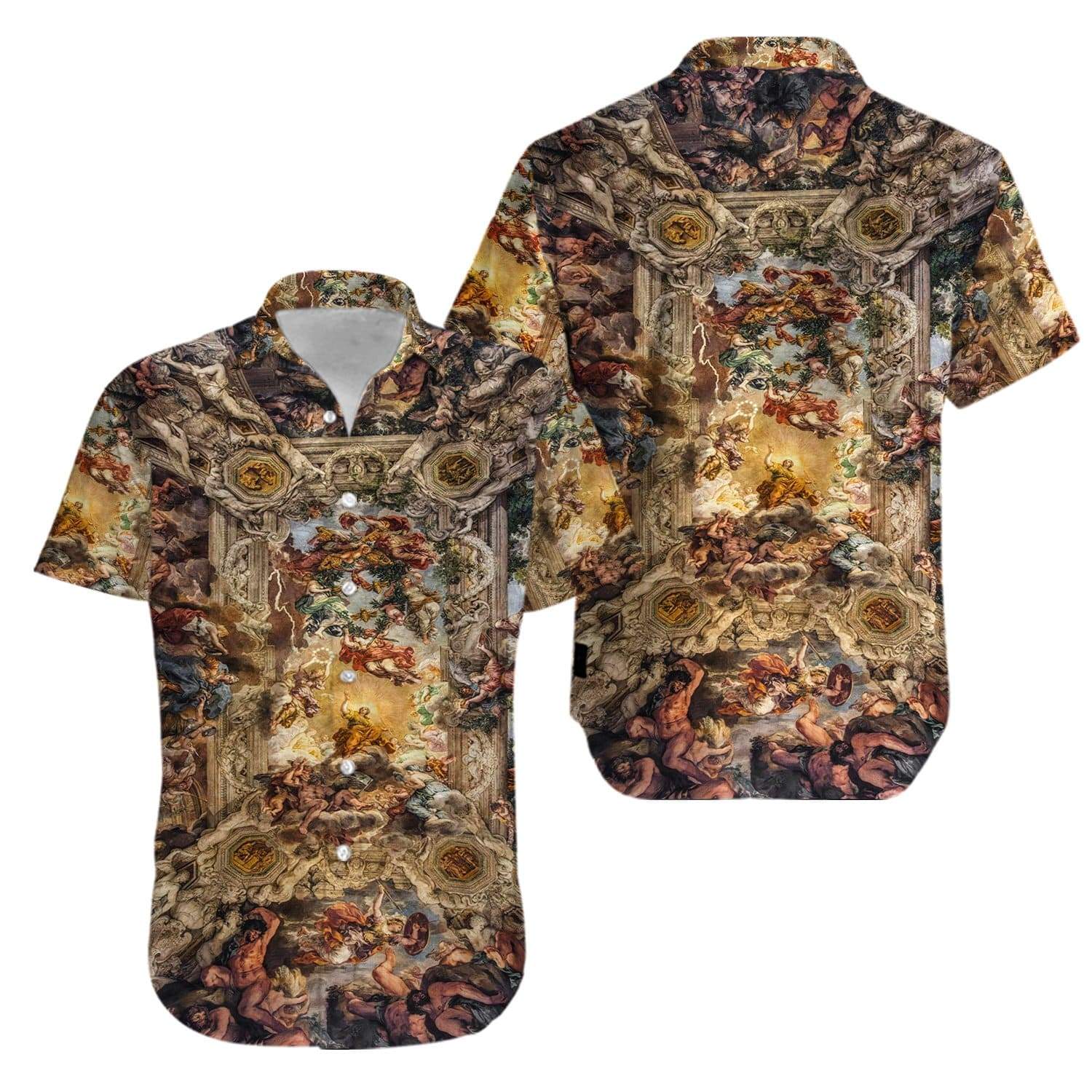 Allegory Of Divine Providence Barberini Power Hawaiian Aloha Shirt For Men Women