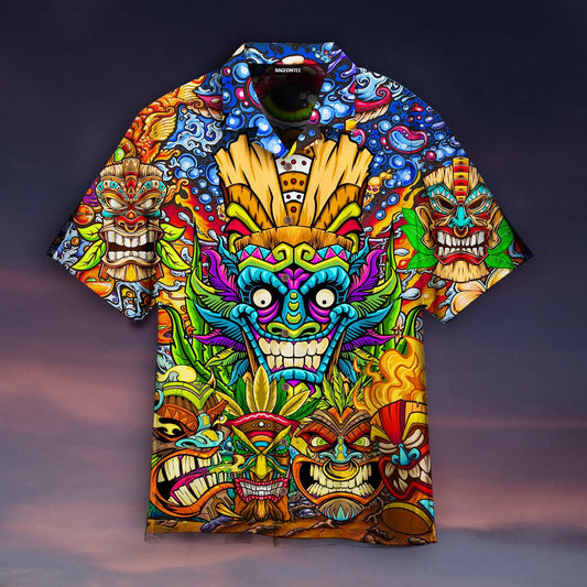 Aloha Tiki Tiki Awesome Hawaiian Shirt For Men Women