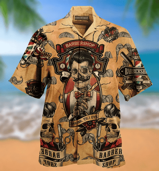 Amazing Barber Hawaiian Shirt For Men Women