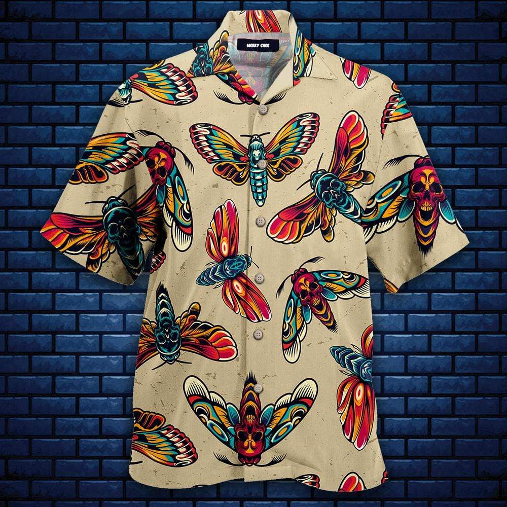 Amazing Butterfly Skull Hawaiian Shirt For Men Women