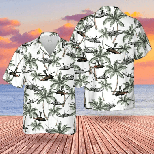 Amazing Helicopter Palm Tree Hawaiian Aloha Shirt For Men Women