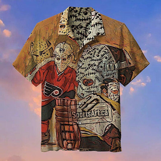 Amazing Hockey Mask Hawaiian Shirt For Men Women