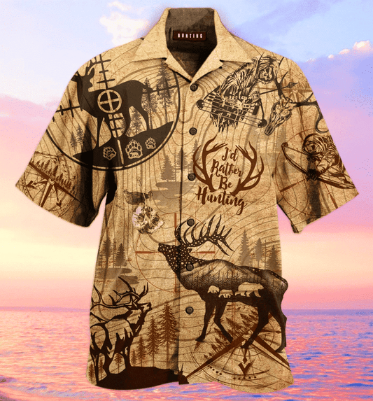 Amazing Hunting Deer Hawaiian Shirt For Men Women