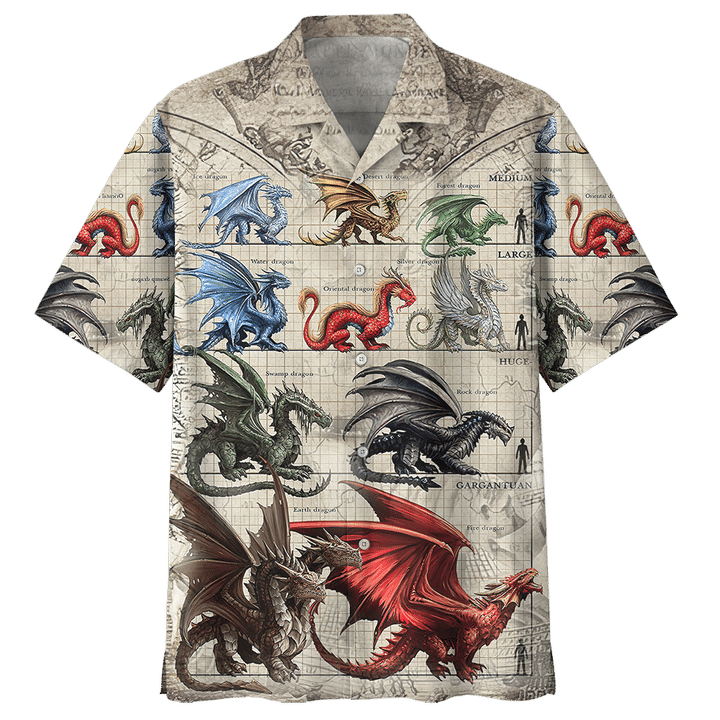 Amazing Original Dragons Hawaiian Shirt For Men Women