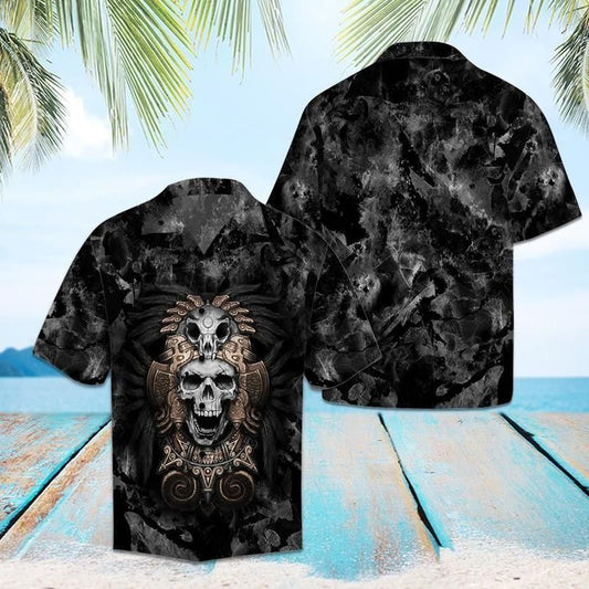 Amazing Skull Colorful Hawaiian Shirt For Men Women