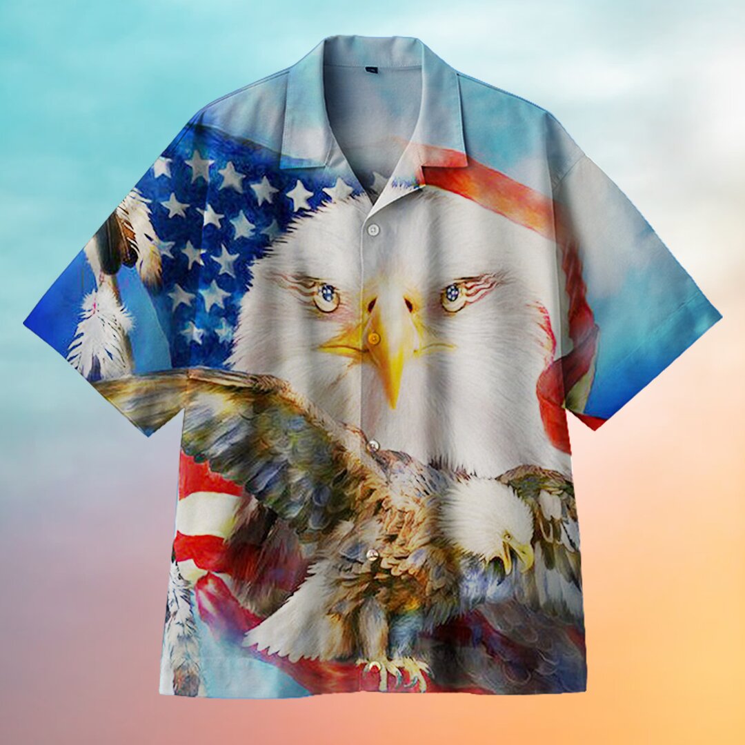 American Independence Day Hawaiian Shirt For Men Women