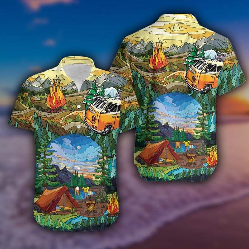 Art Of Camping Hawaiian Shirt For Men Women