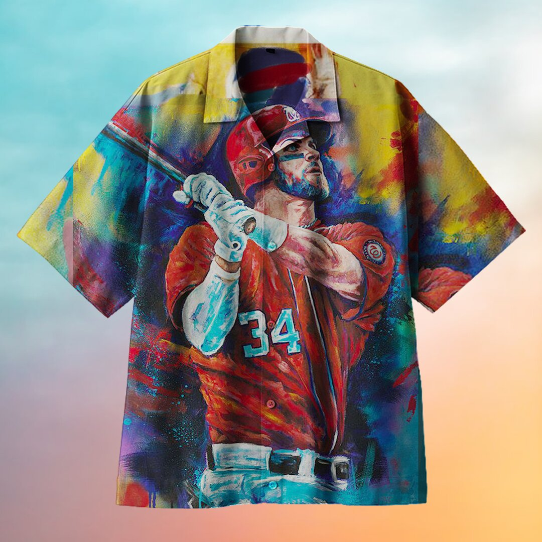 Baseball Hawaiian Shirt For Men Women