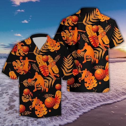 Basketball Tropical Hawaiian Shirt For Men Women