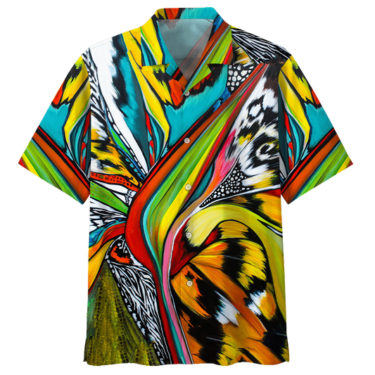 Butterfly Hawaiian Shirt Royal For Men Women