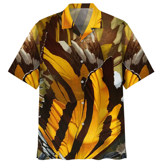 Butterfly Hawaiian Shirt Black For Men Women