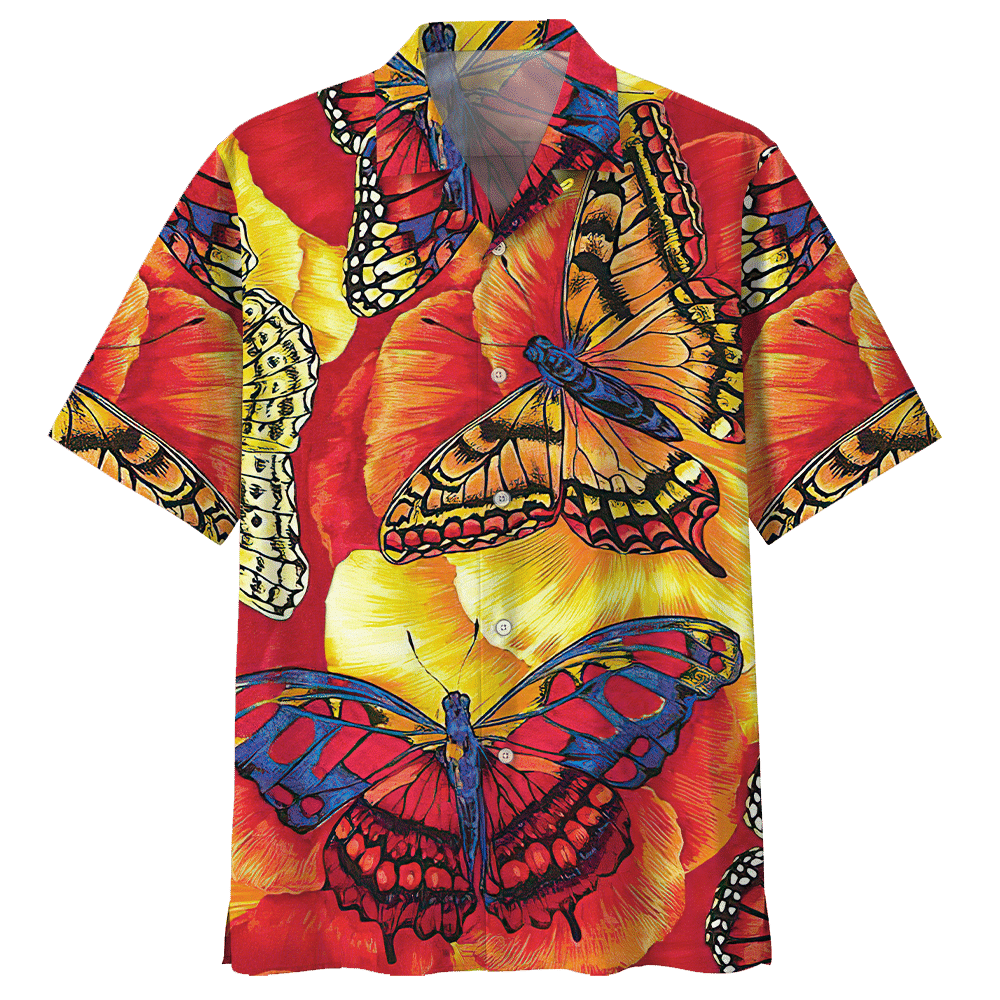 Butterfly Hawaiian Shirt For Men Women