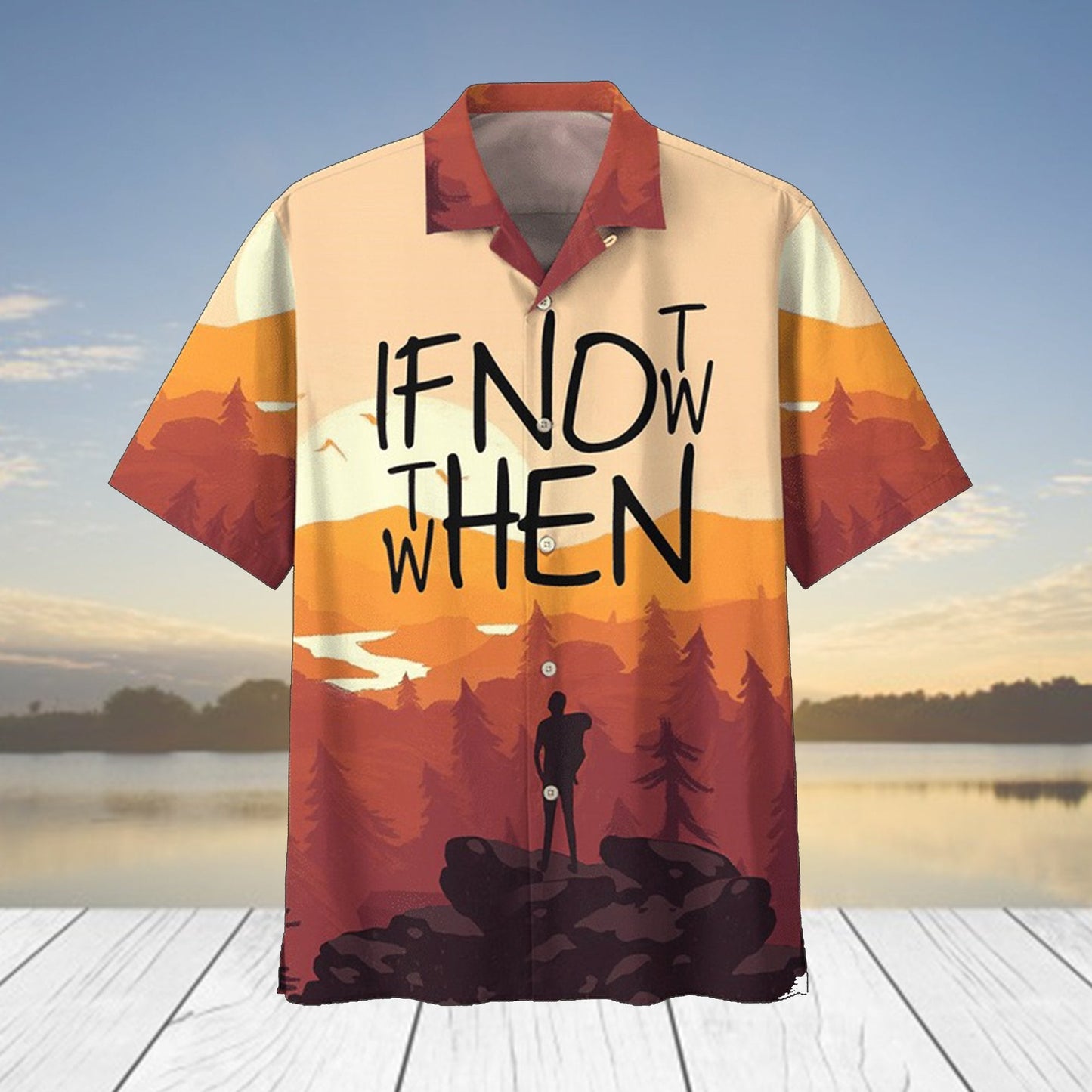 Camping Hawaiian Shirt For Men Women