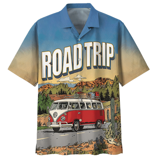 Camping Road Trip Hawaiian Shirt For Men Women