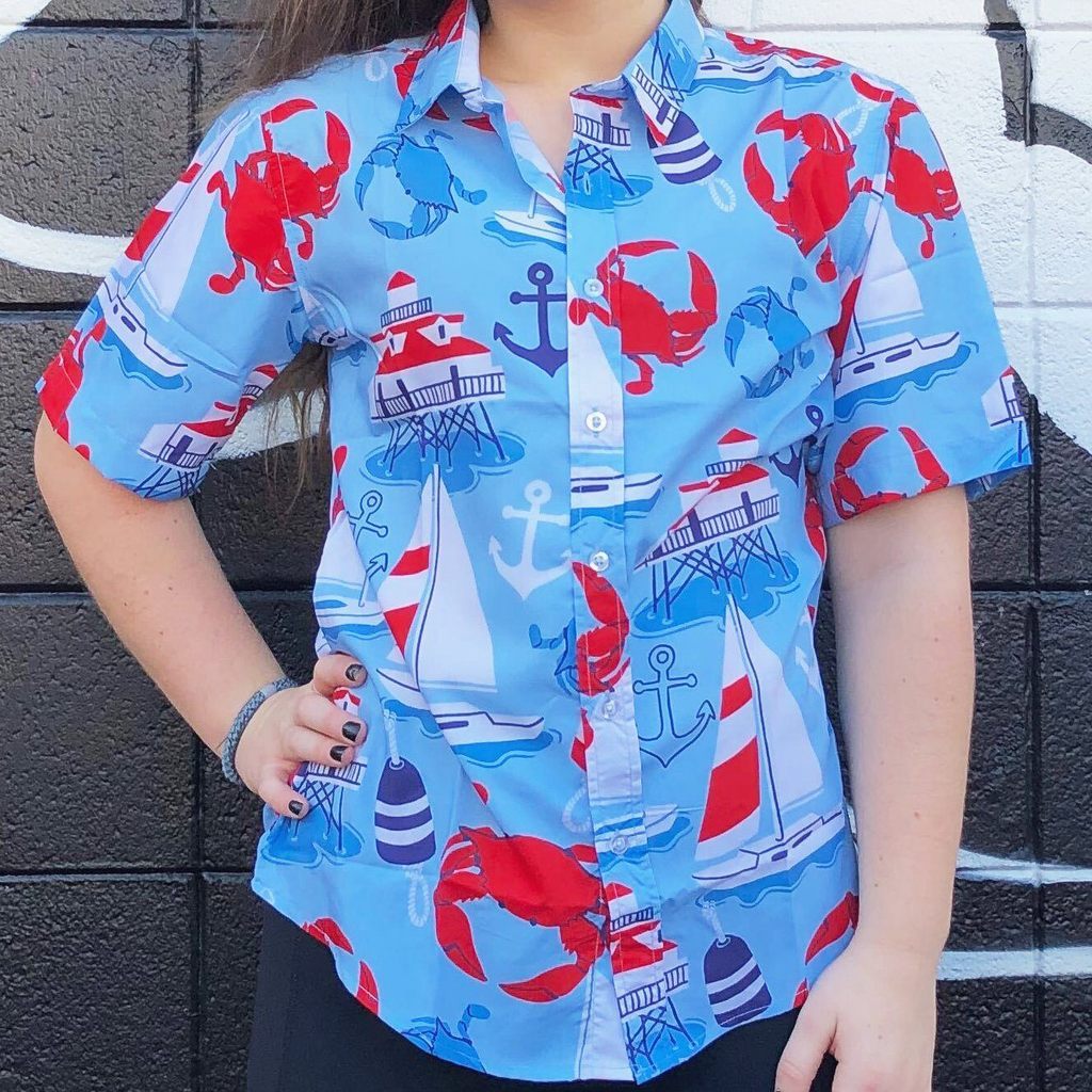 Captain Of The Crabby Seas Hawaiian Shirt For Men Women