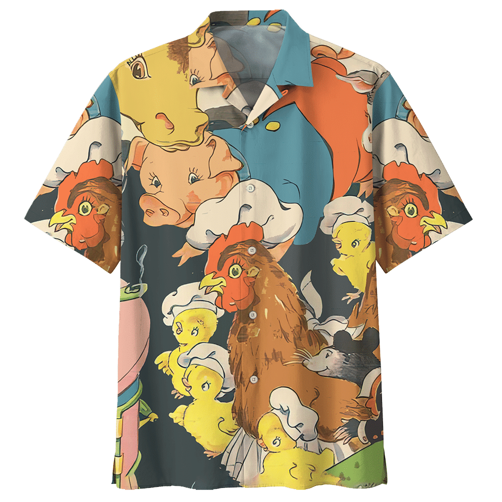 Chicken Chef Hawaiian Shirt For Men Women