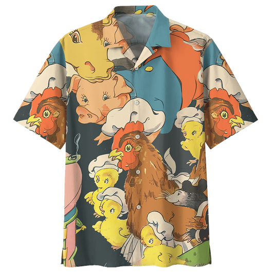 Chicken Chef Hawaiian Shirt For Men Women