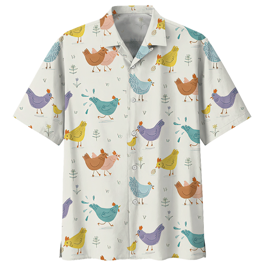 Chicken Hawaiian Shirt For Men Women