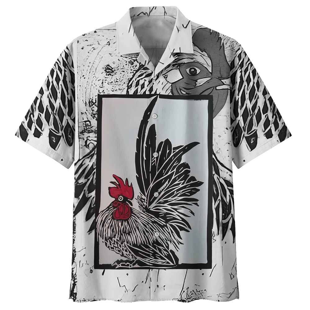 Chicken Hawaiian Shirt Royal For Men Women