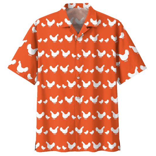 Chicken Hawaiian Shirt Sport Grey For Men Women