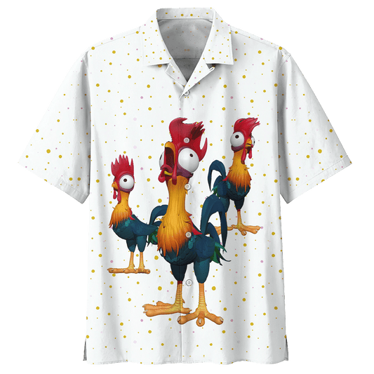 Chicken Hawaiian Shirt Royal For Men Women