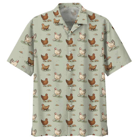 Chicken Hawaiian Shirt For Men Women