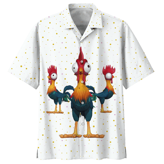 Chicken Hawaiian Shirt Navy For Men Women