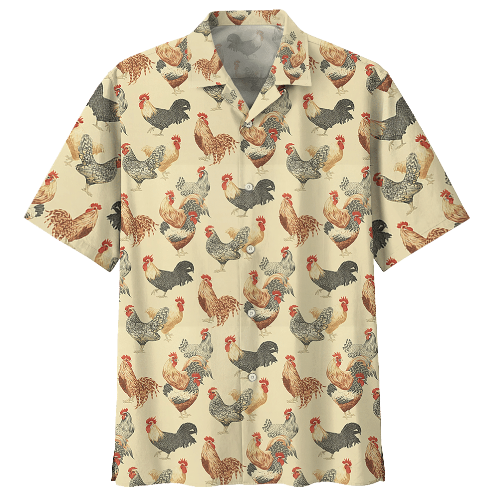 Chicken Hawaiian Shirt For Men Women