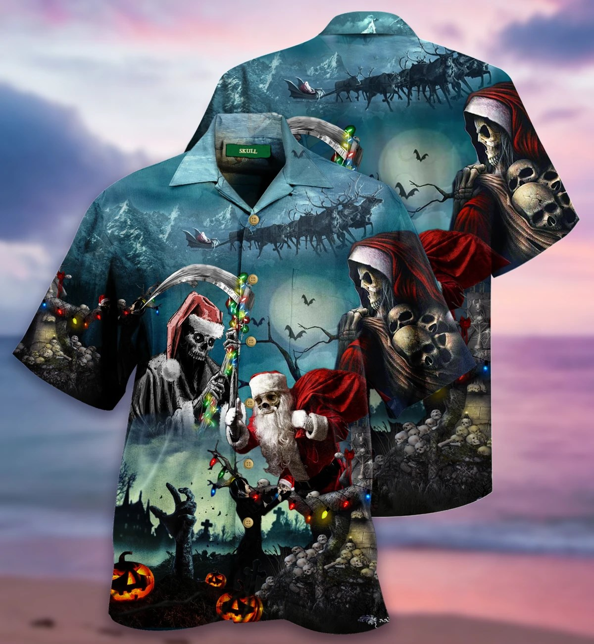 Christmas Santa Hawaiian Shirt For Men Women