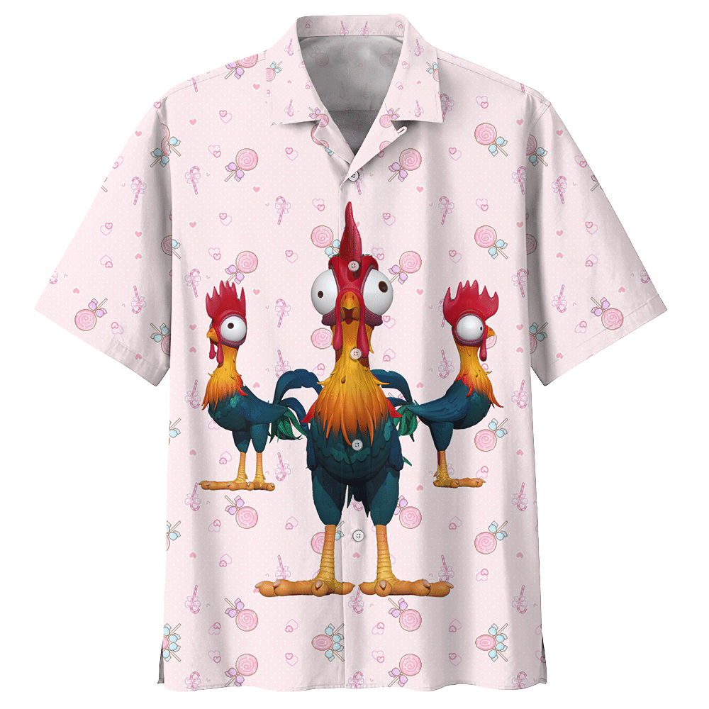 Cock Chicken Hawaiian Shirt For Men Women