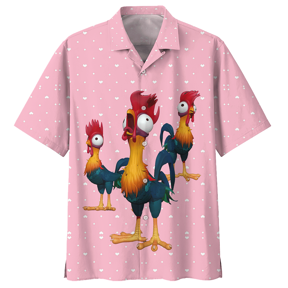 Cock Chicken Hawaiian Shirt For Men Women