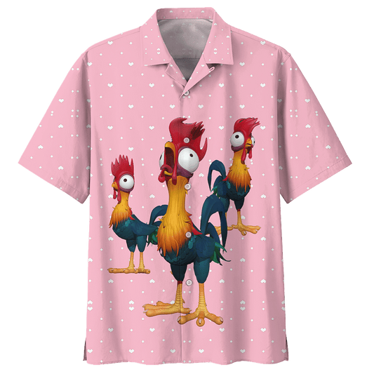 Cock Chicken Hawaiian Shirt For Men Women