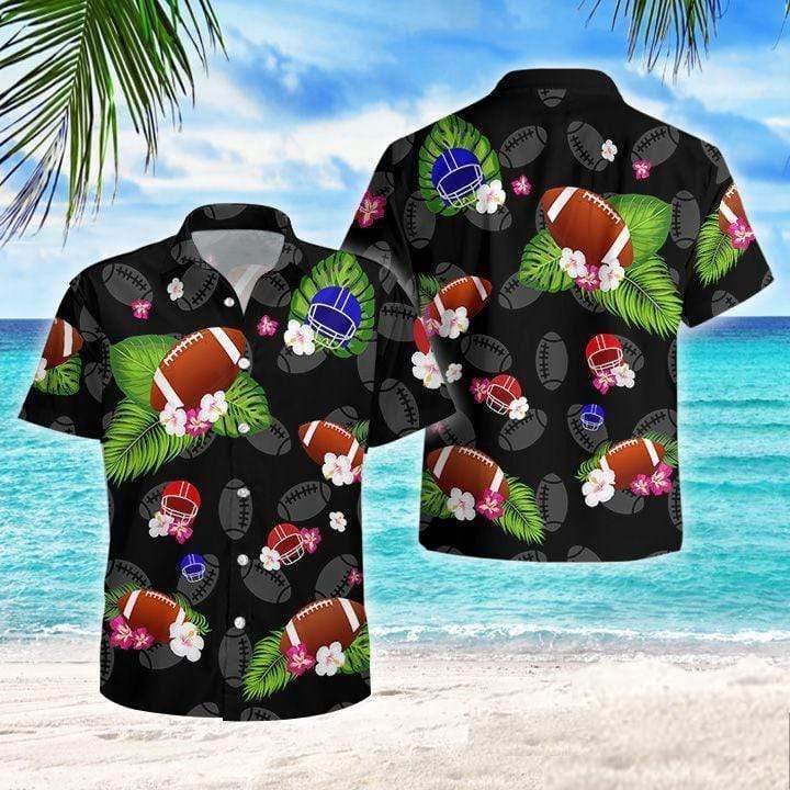 Colorfulfootball Summer Vibe Tropical Hawaiian Aloha Shirt For Men Women