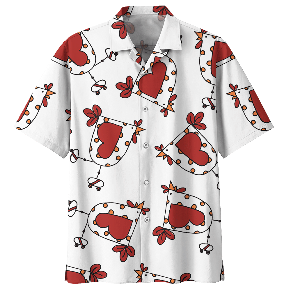 Cup Chicken Hawaiian Shirt For Men Women