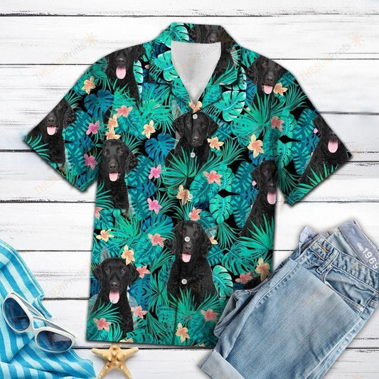 Curly Coated Retriever Tropical Colorful Best Design Hawaiian Shirt For Men Women