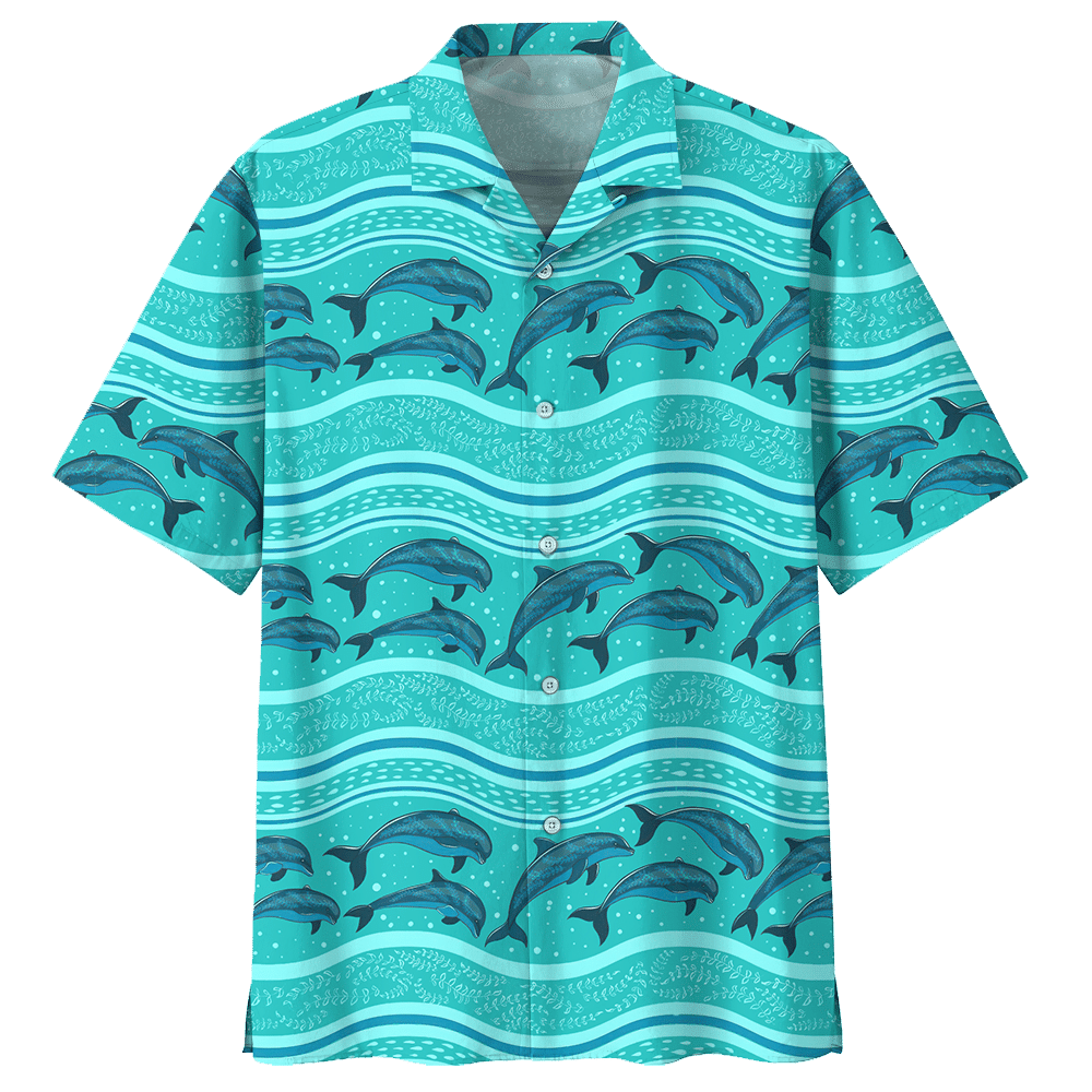 Dolphin Hawaiian Shirt For Men Women