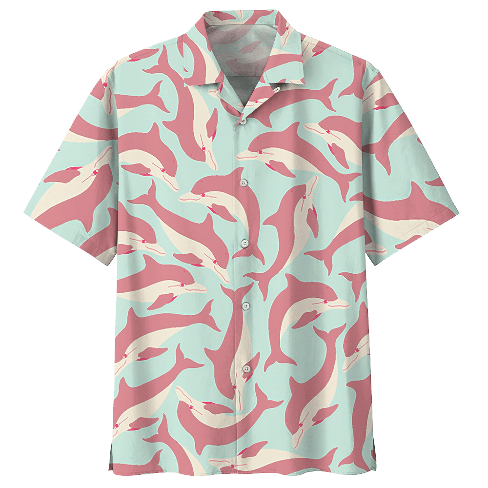 Dolphin Hawaiian Shirt For Men Women