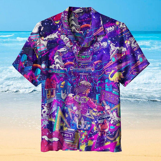 Dream Music Party Hawaiian Shirt For Men Women